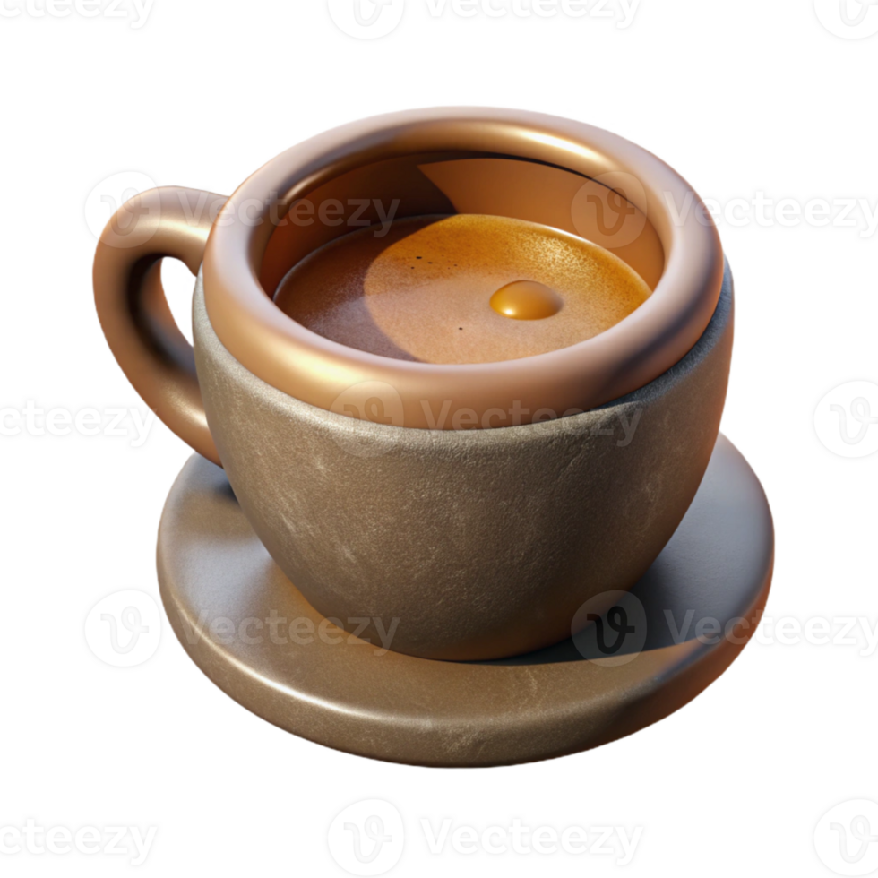 vibrant abstract Espresso Cup Small Size Isolated Element exclusive png