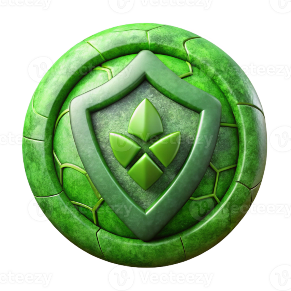 serene classic Environmental Protection Symbol Green Cutout authentic png