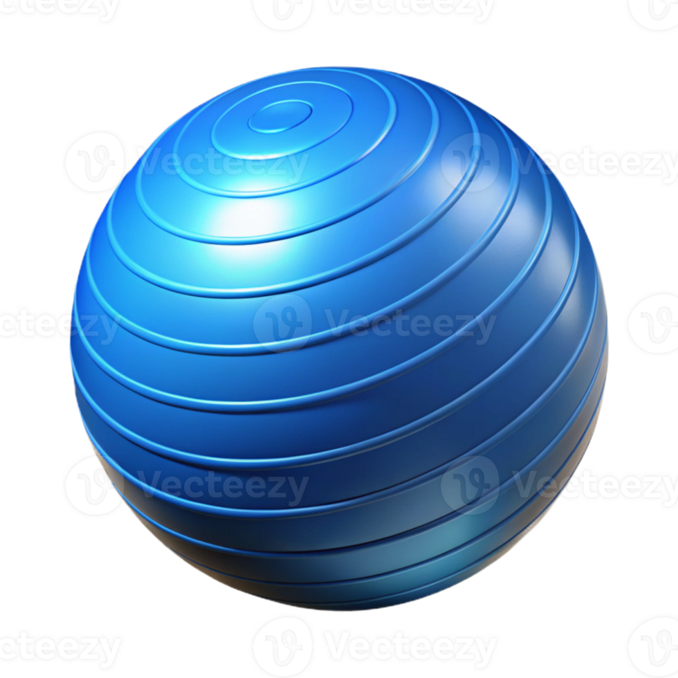 dramatic vintage Exercise Ball Blue Cutout Transparent Background exclusive png