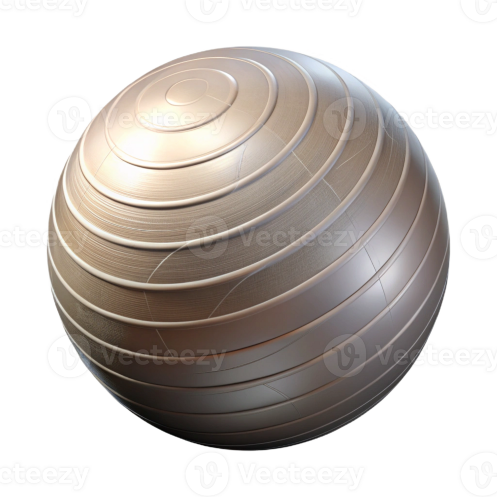 dramatic artistic Exercise Ball Deflated Isolated Element 4K png