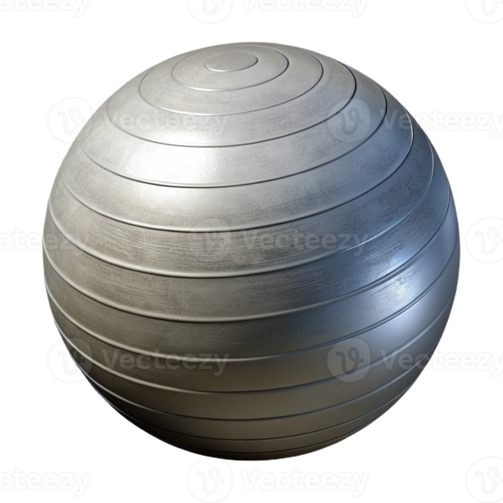wonderful creative Exercise Ball Grey Textured Isolated Element original png