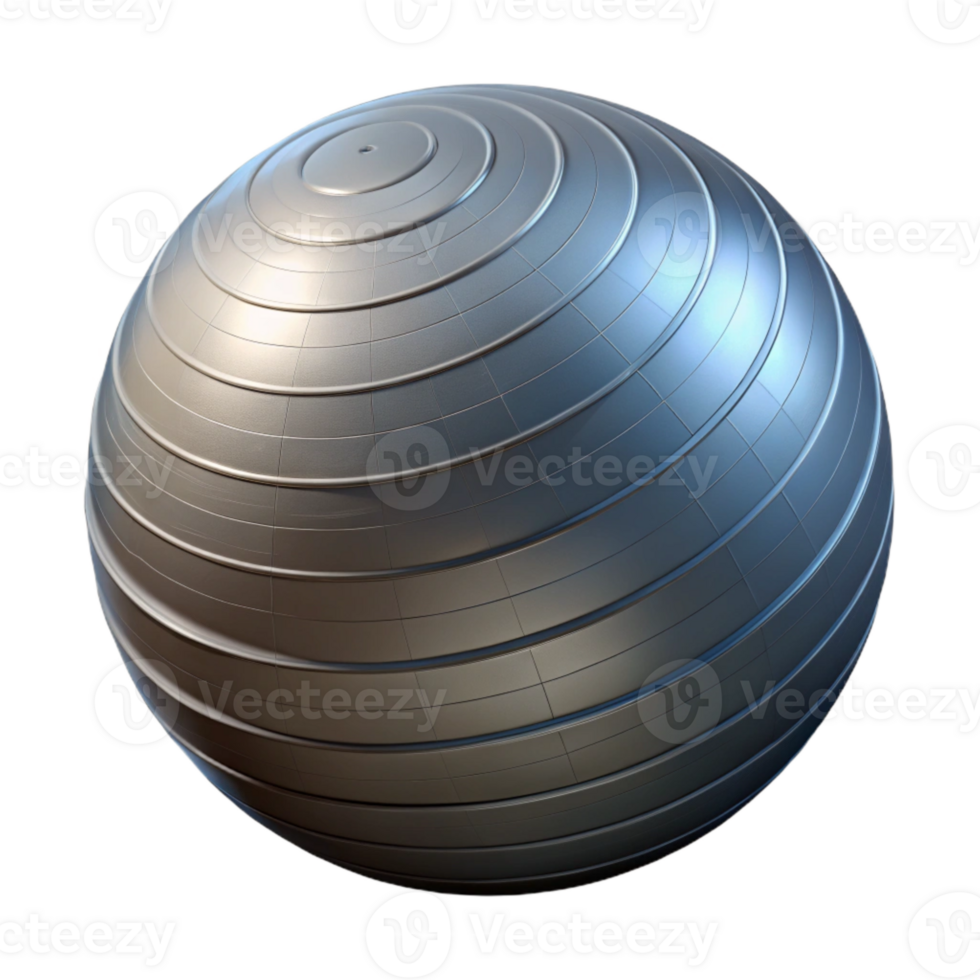 beautiful traditional Exercise Ball Inflated Shape Isolated Element original png