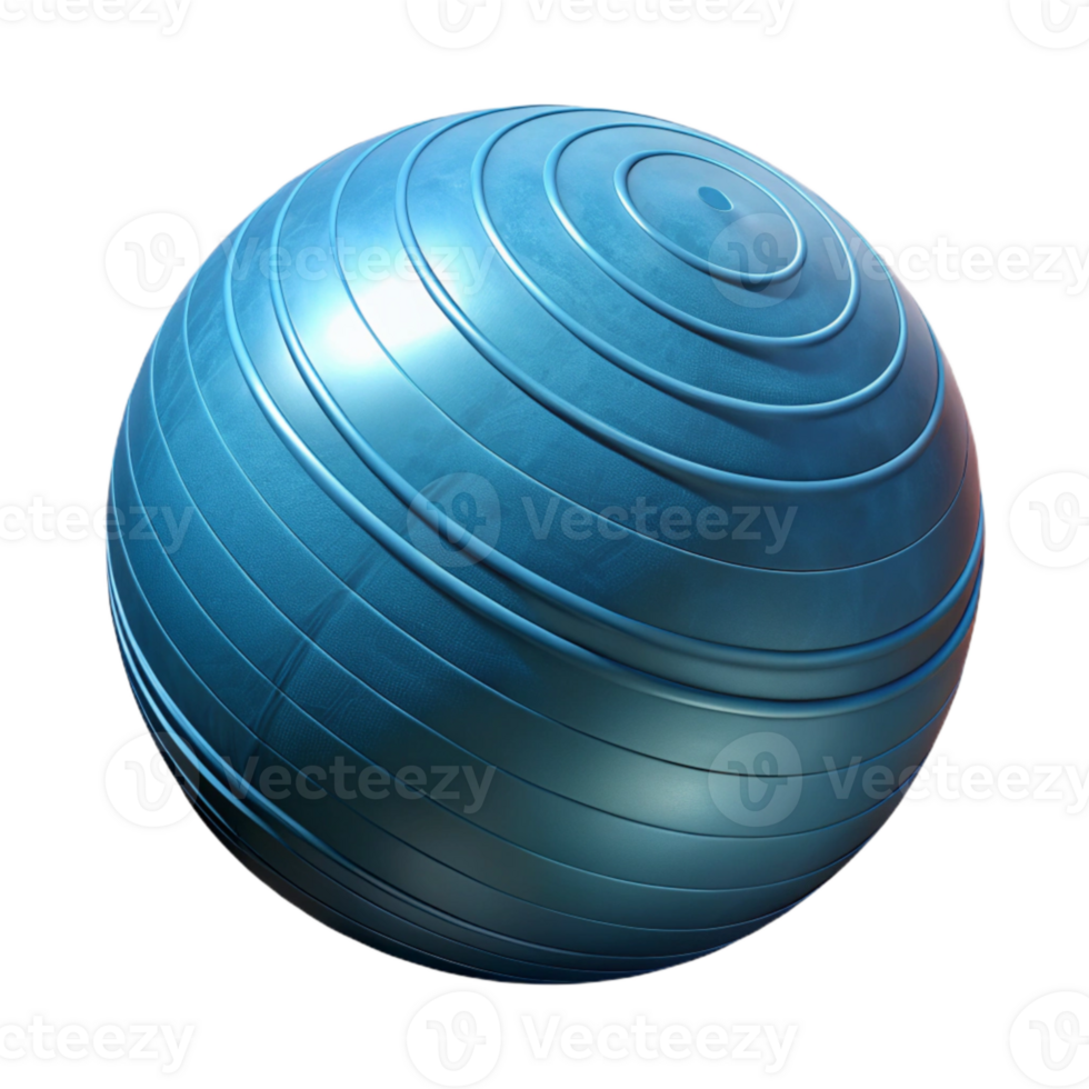 elegant minimalist Exercise Ball Inflated Shape Isolated Element high resolution png