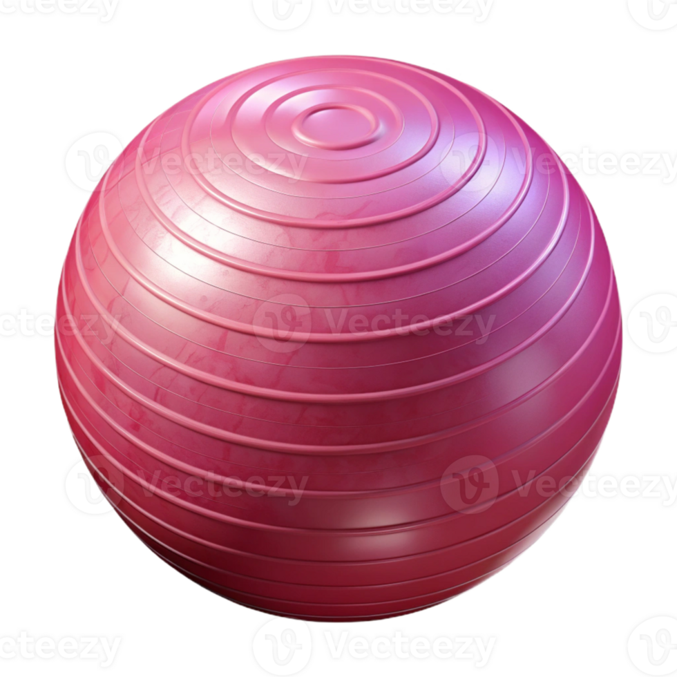 serene creative Exercise Ball Pink Cutout Transparent Background original png