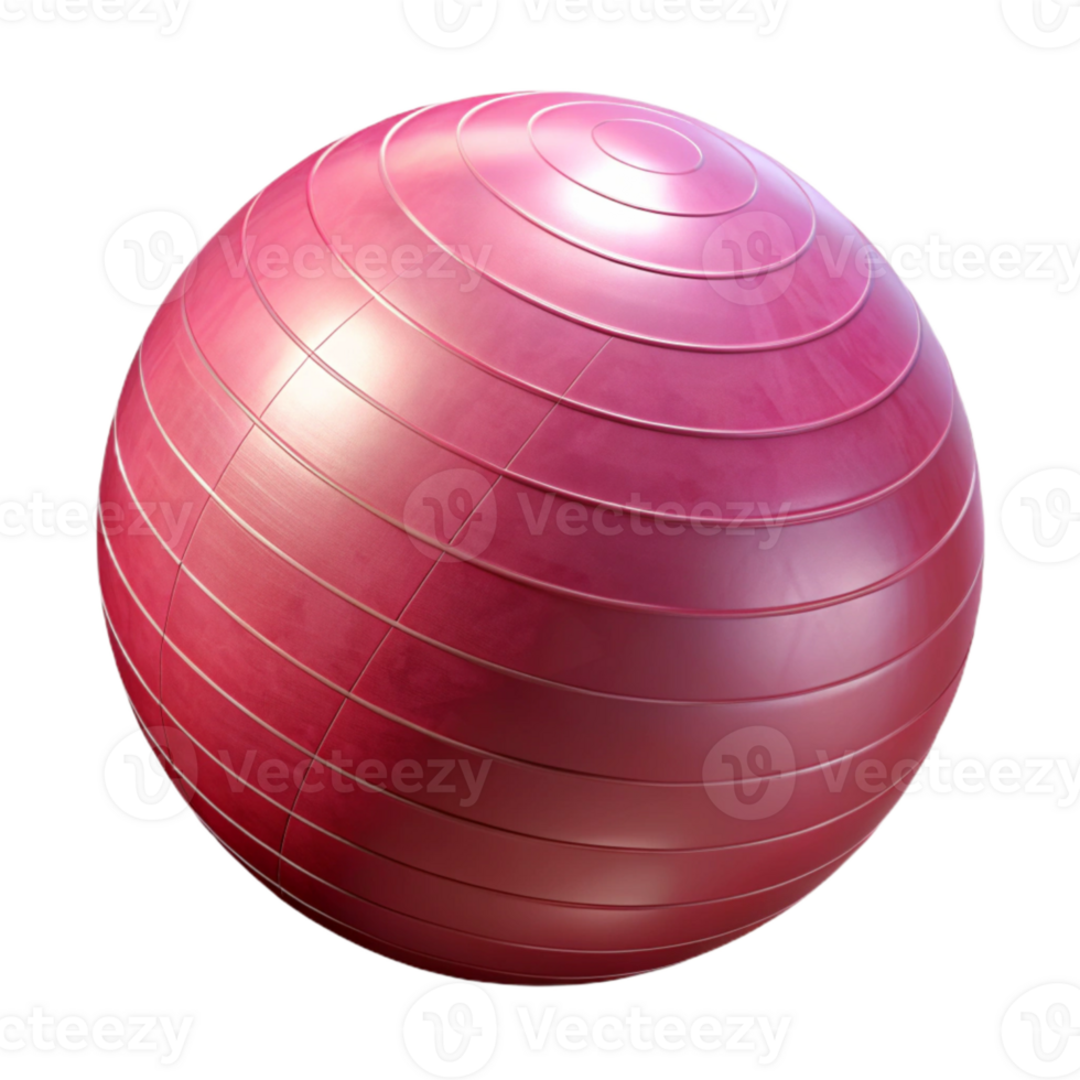wonderful vintage Exercise Ball Pink Inflated Isolated Cutout high quality png