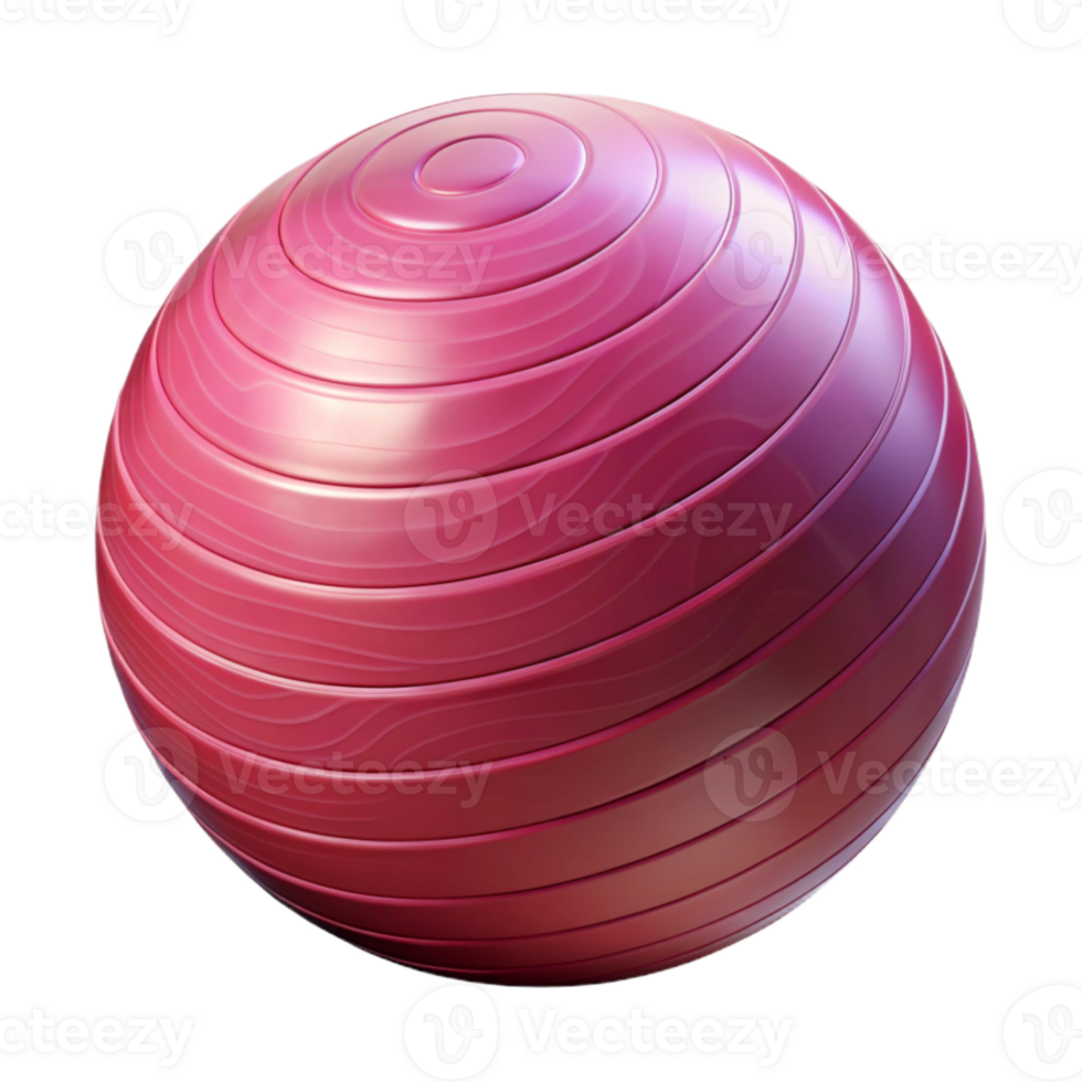 magnificent classic Exercise Ball Pink Inflated Isolated Cutout exclusive png