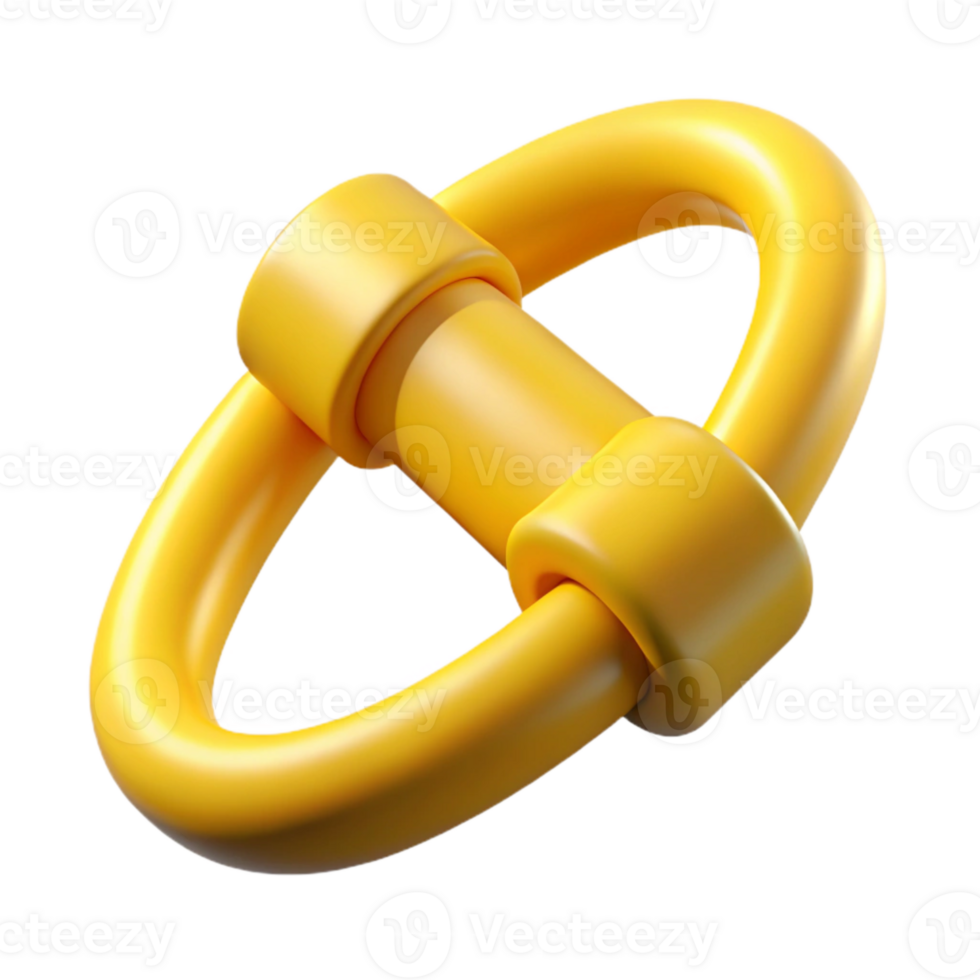 wonderful classic Exercise Band Yellow Elastic Isolated Element high quality png