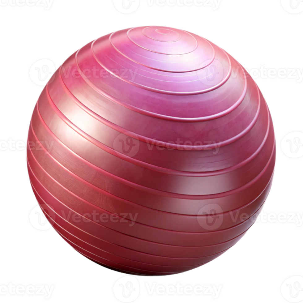 dramatic contemporary Exercise Ball Pink Transparent Background Cutout 4K png