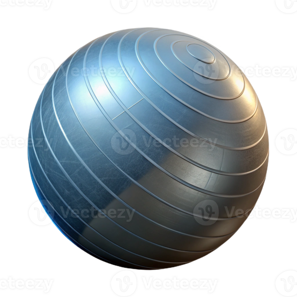 impressive classic Exercise Ball Isolated with Inflated Design exclusive png