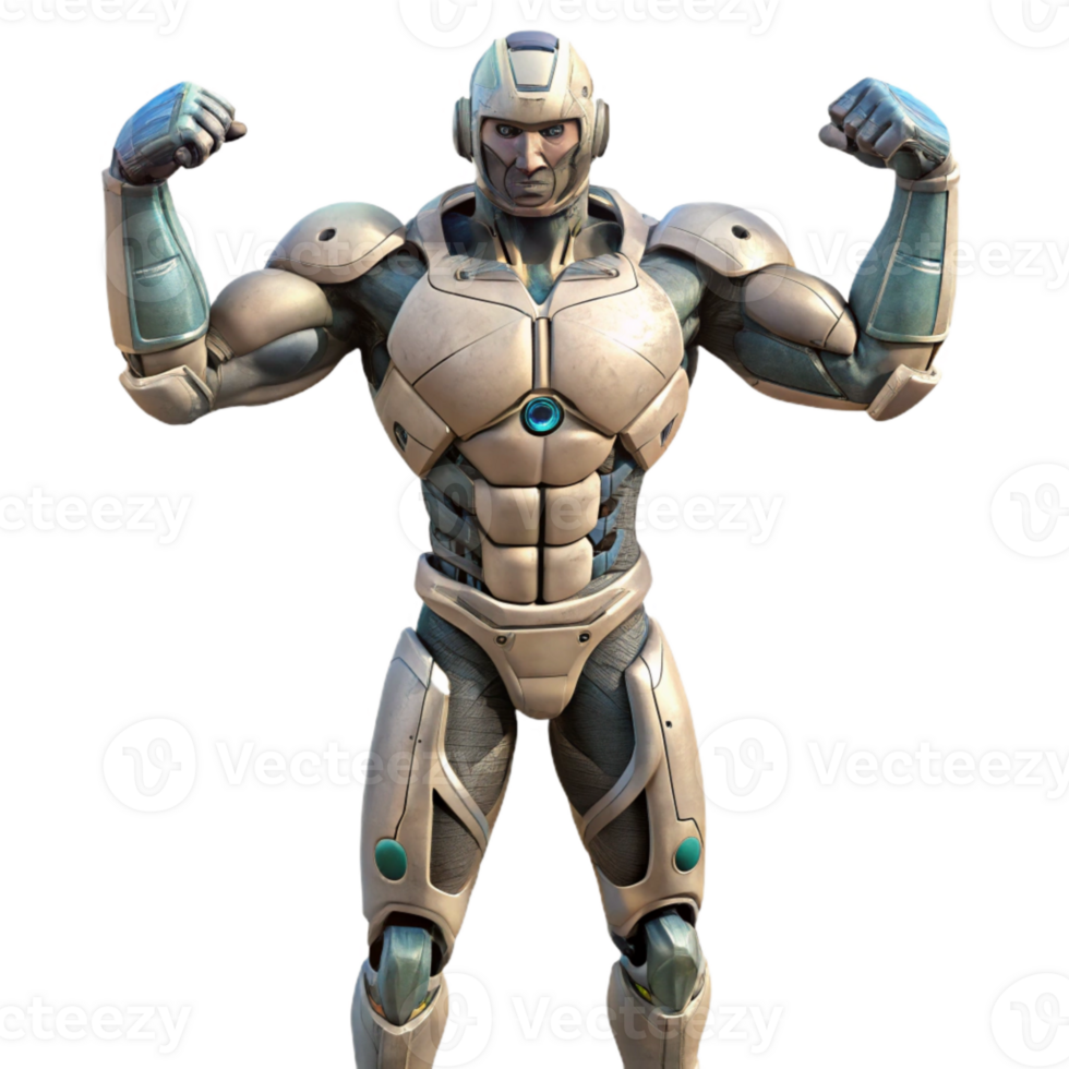 vibrant classic Exoskeleton Suit Enhancing Human Strength Cutout premium png