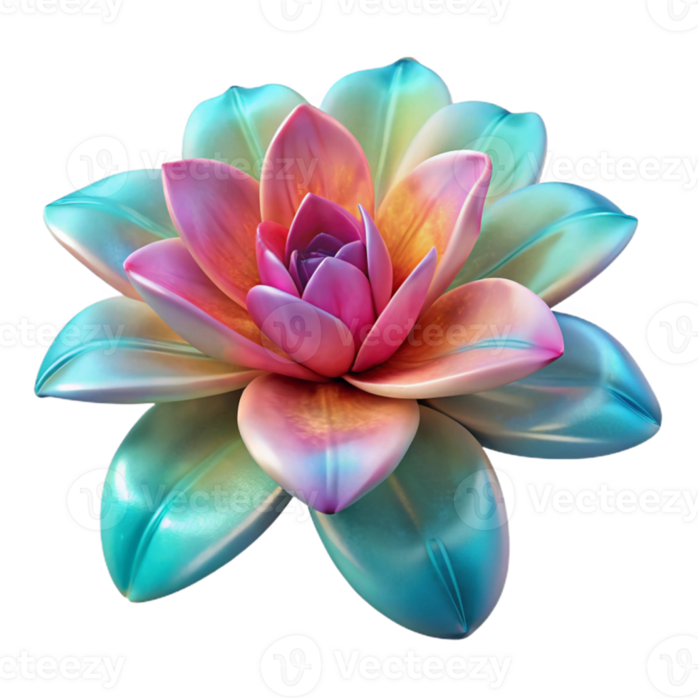 elegant creative Exotic Flower Transparent Background with Vibrant Colors high quality png