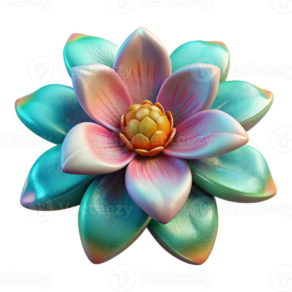 beautiful classic Exotic Flower Transparent Background with Vibrant Colors original png