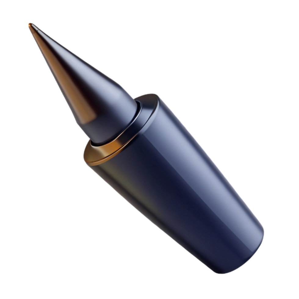 beautiful vintage Eyeliner Liquid Black with Fine Tip Isolated high quality png