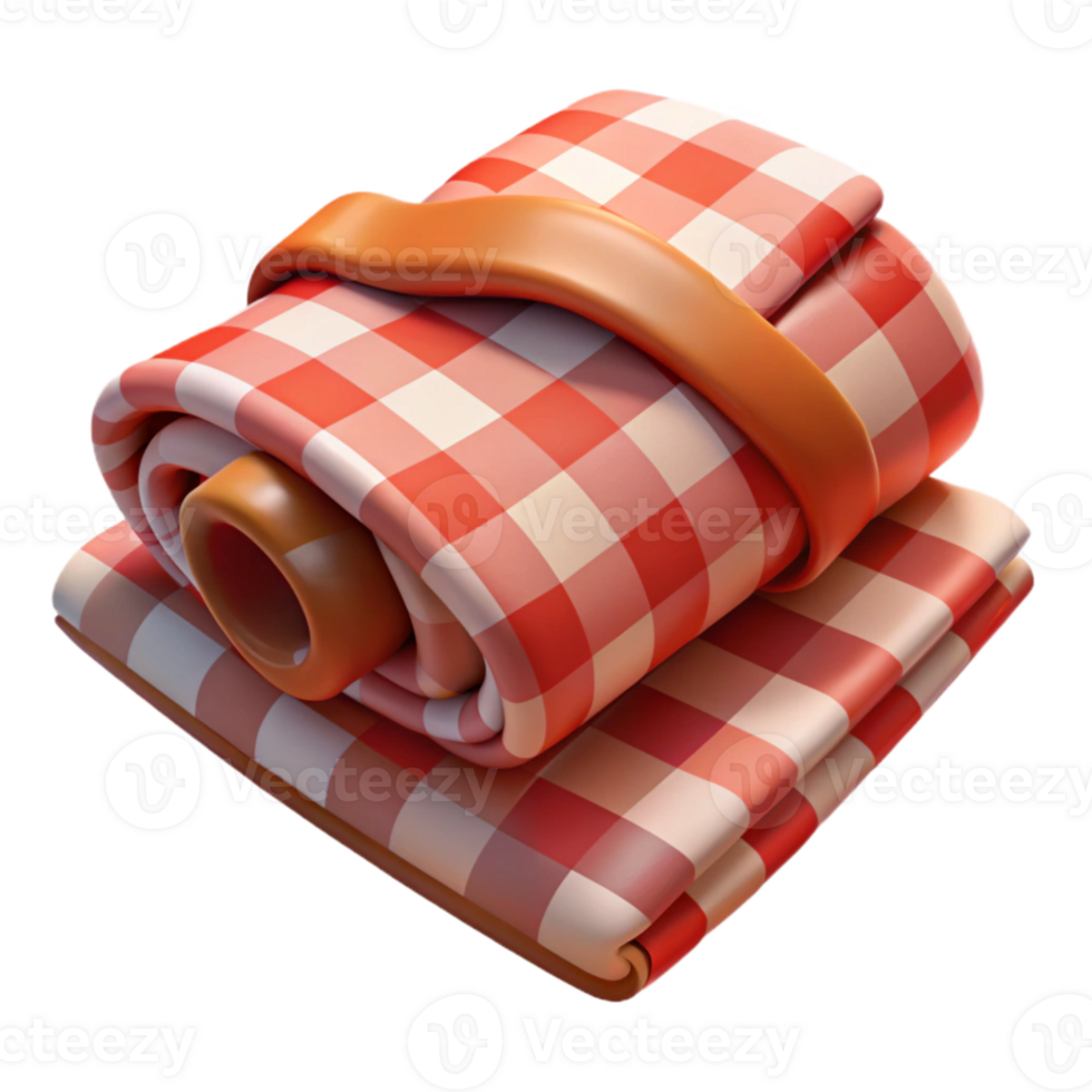 stunning abstract Family Picnic Blanket Checkered Pattern Isolated genuine png