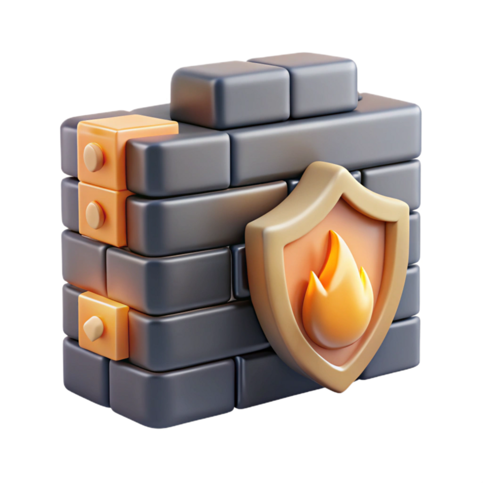 extraordinary traditional Firewall Protecting Data Center Transparent Background Element exclusive png