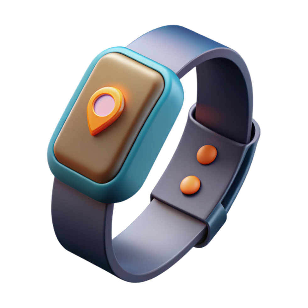 dramatic minimalist Fitness Tracker Activity Monitoring Cutout Isolated authentic png