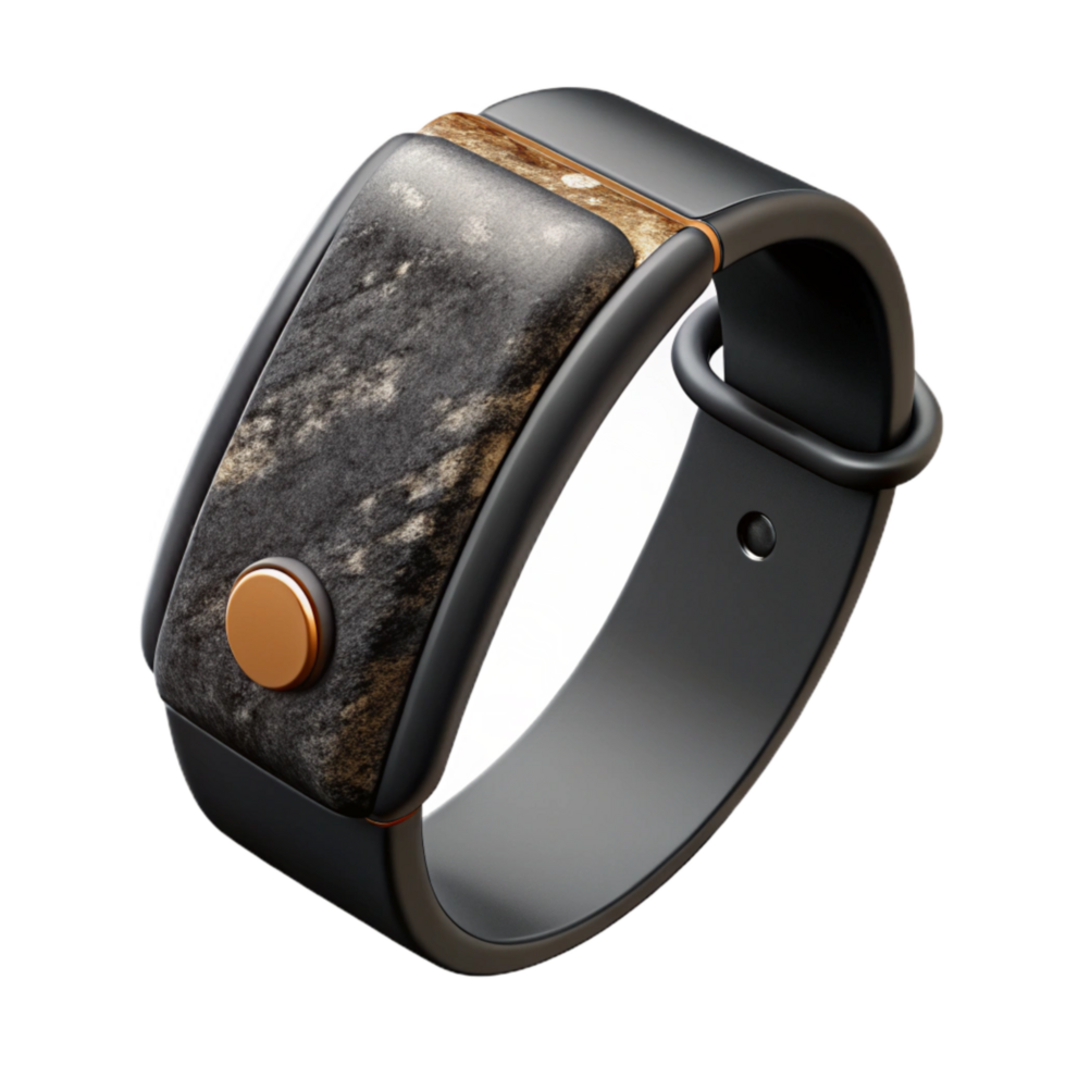 dramatic abstract Fitness Tracker Black Color Cutout high resolution png