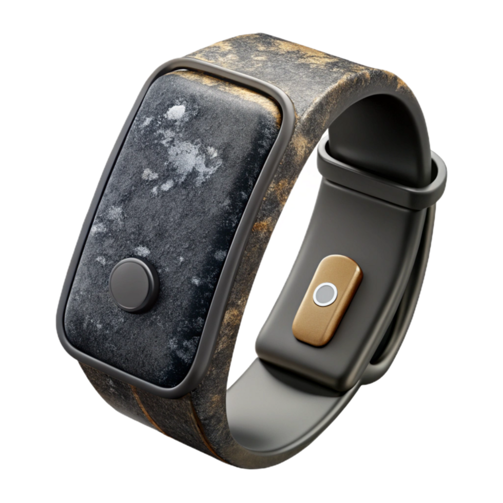 dramatic creative Fitness Tracker Black Color Cutout exclusive png