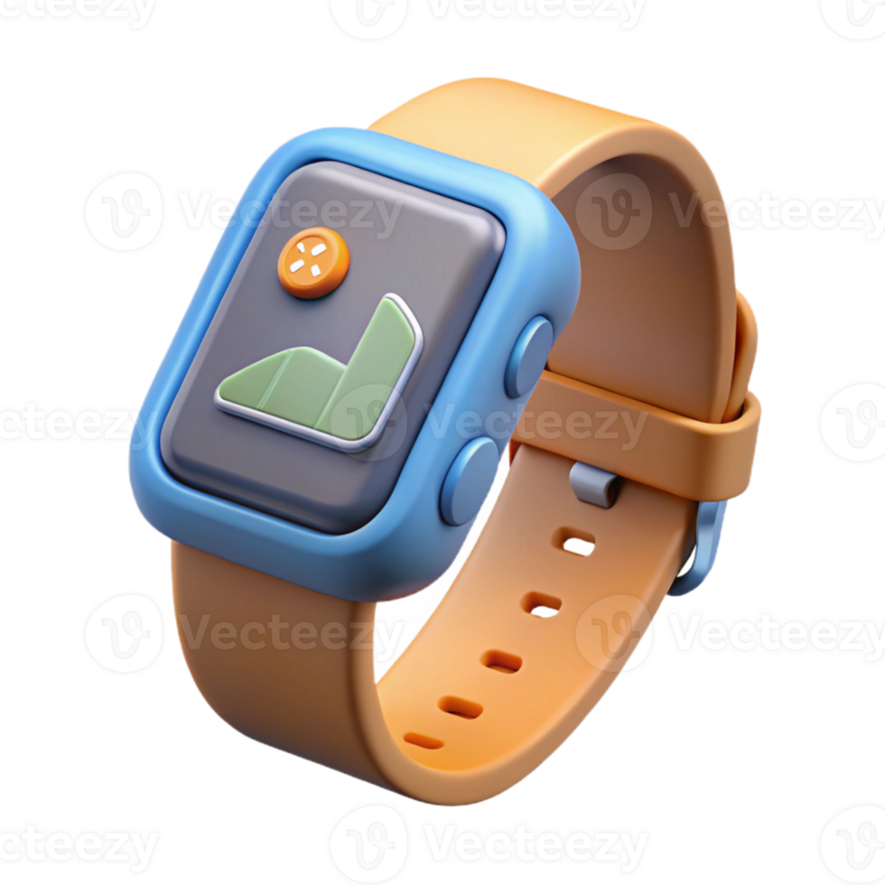 dramatic creative Fitness Tracker Displaying Steps Transparent Background high quality png