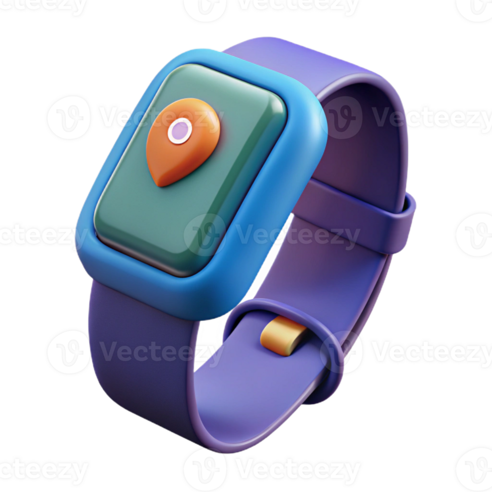 extraordinary rustic Fitness Tracker on Wrist Close Up Isolated Transparent Background exclusive png