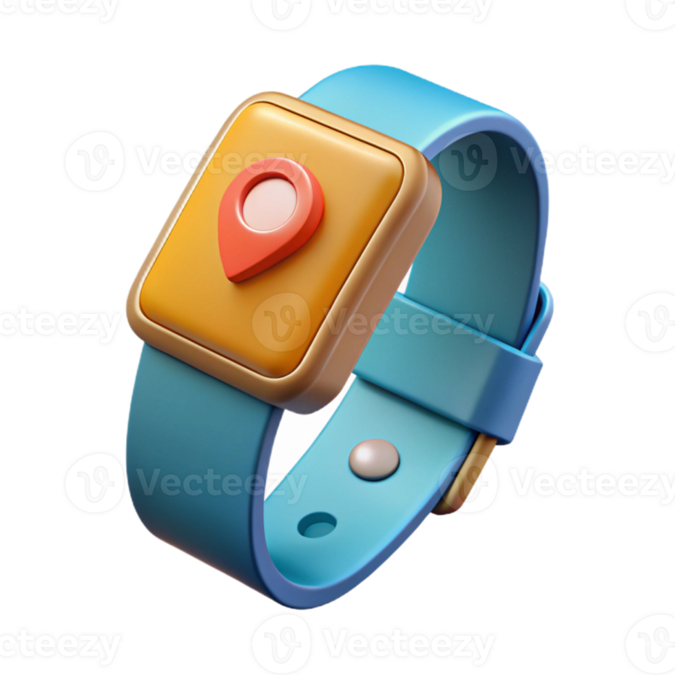 wonderful vintage Fitness Tracker on Wrist Close Up Isolated Transparent Background high quality png