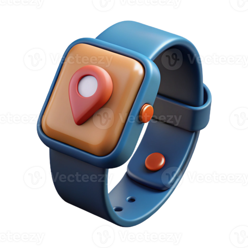 impressive creative Fitness Tracker on Wrist Close Up Isolated Transparent Background high resolution png