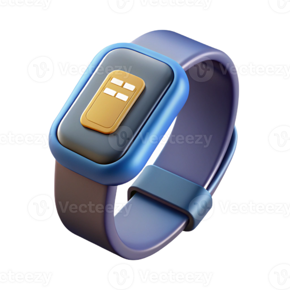 elegant vintage Fitness Tracker Showing Steps Isolated premium png
