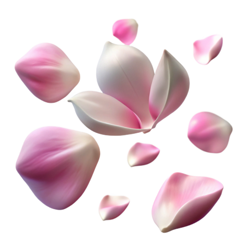 extraordinary traditional Flower Petals Falling Isolated original png
