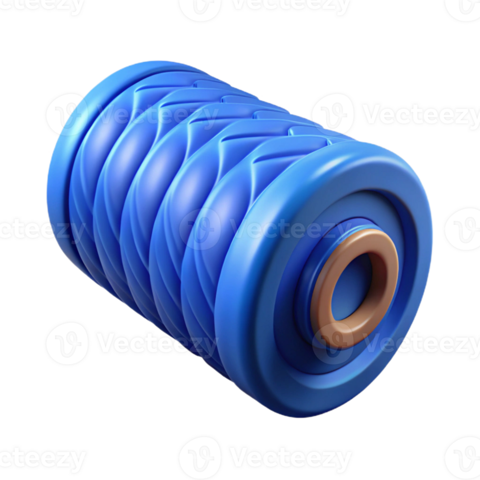 elegant contemporary Foam Roller Blue Muscle Recovery Cutout genuine png