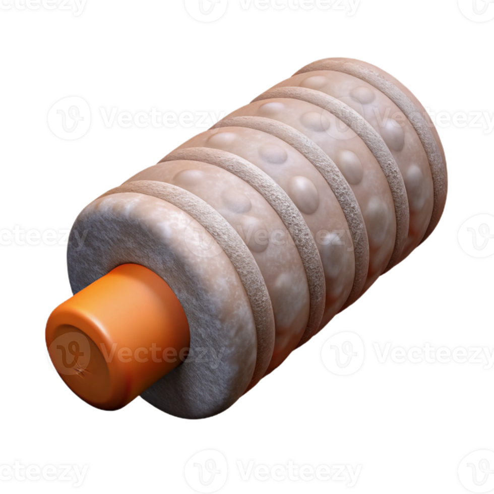 dramatic minimalist Foam Roller Isolated Element original png