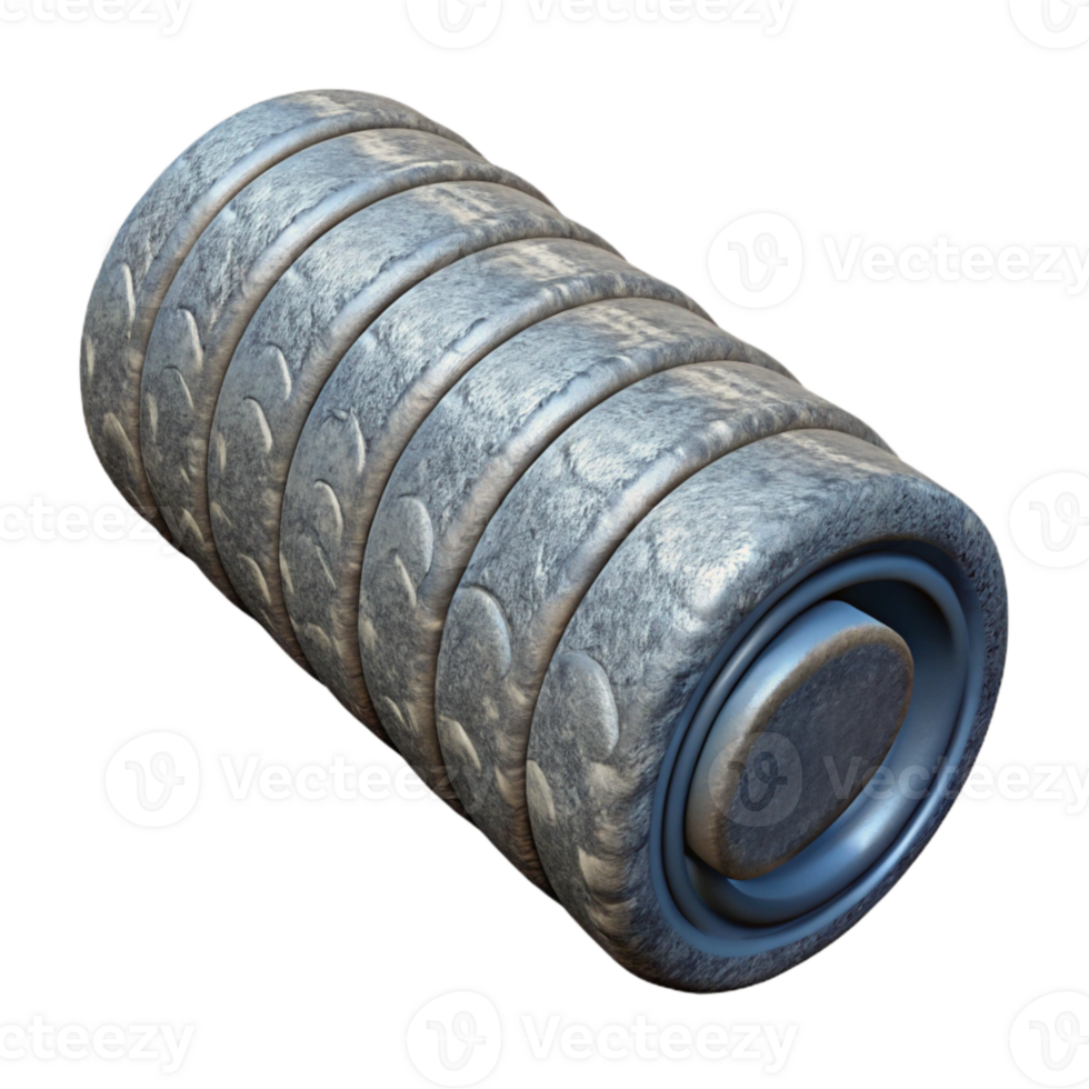 extraordinary traditional Foam Roller Textured Surface Isolated Transparent Background high resolution png