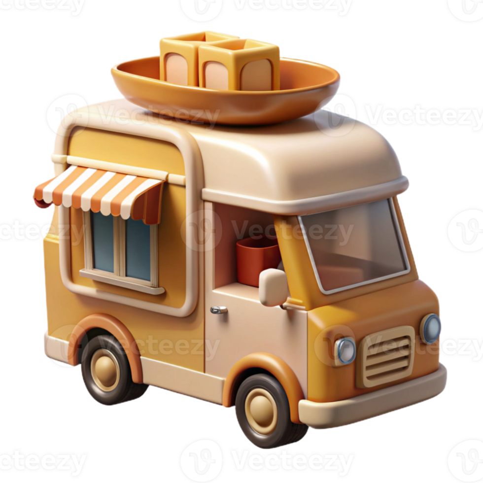 wonderful modern Food Truck Window Service Open Transparent 4K png