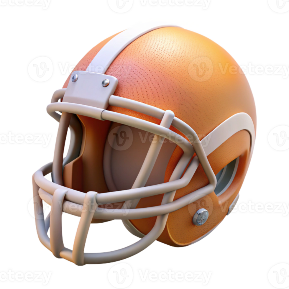 elegant creative Football Helmet Protective Gear Transparent Background Cutout high quality png