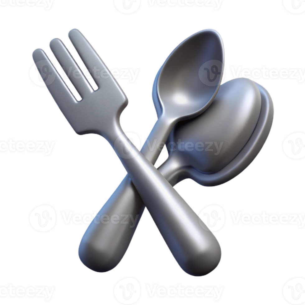 magnificent classic Fork Knife and Spoon Cutout premium png