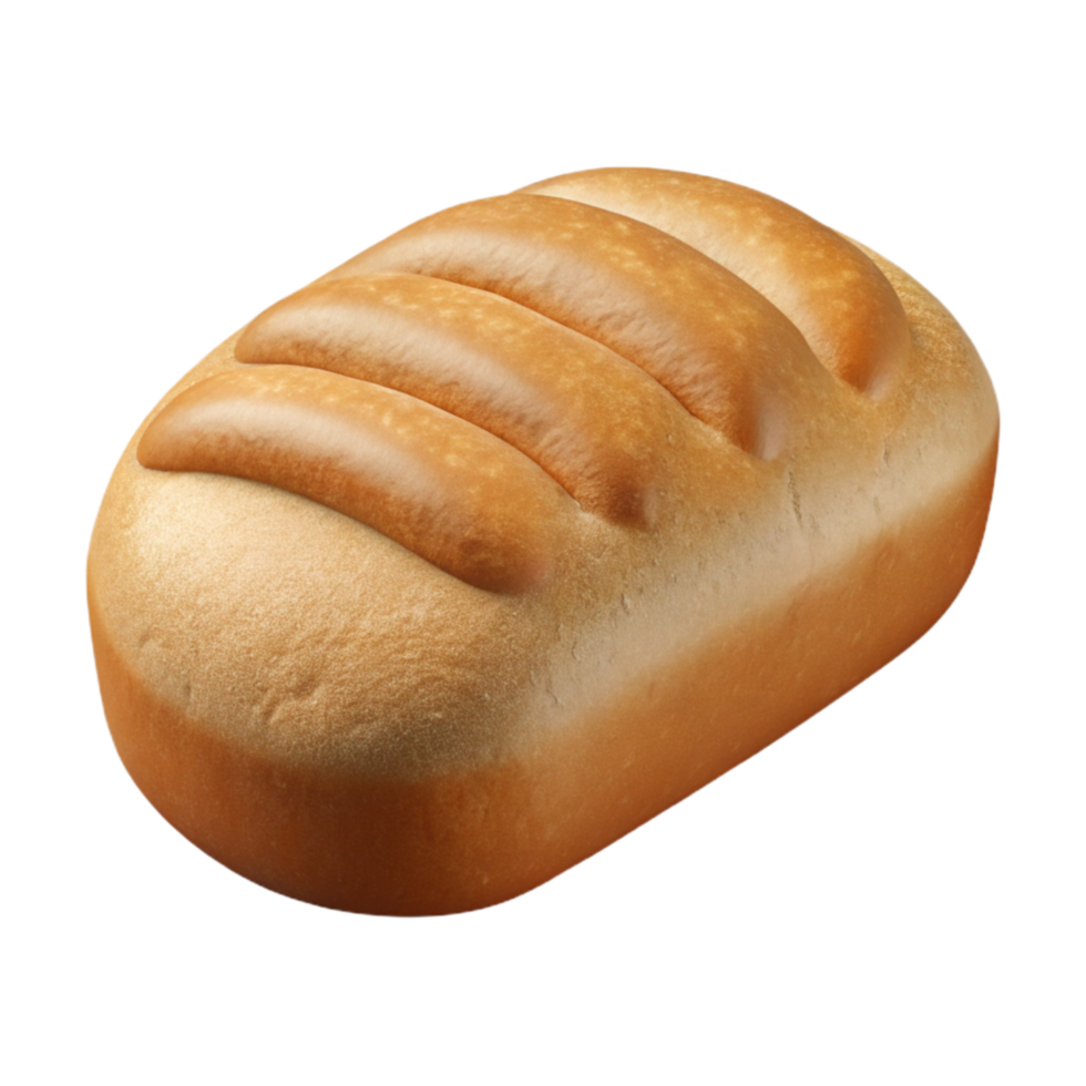 stunning modern Freshly Baked Bread Loaf Isolated Rustic Style high quality png