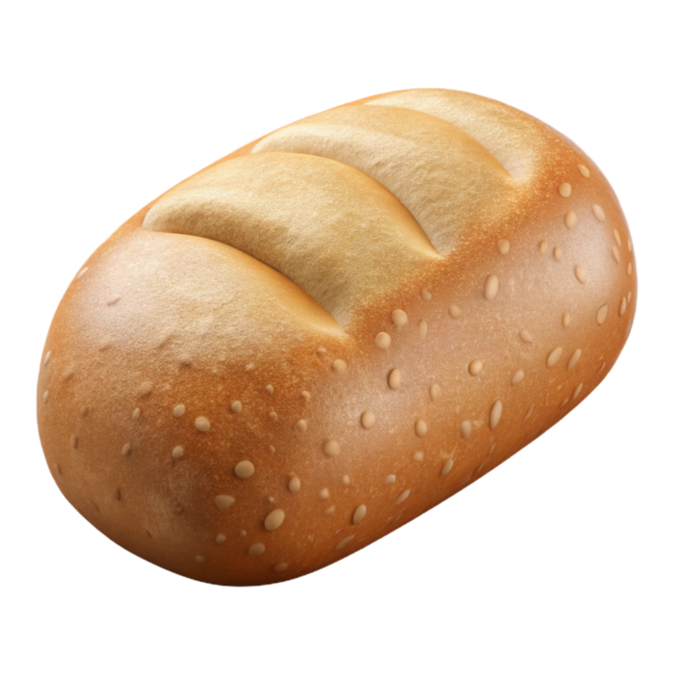 magnificent abstract Freshly Baked Bread Loaf Isolated Rustic Style exclusive png