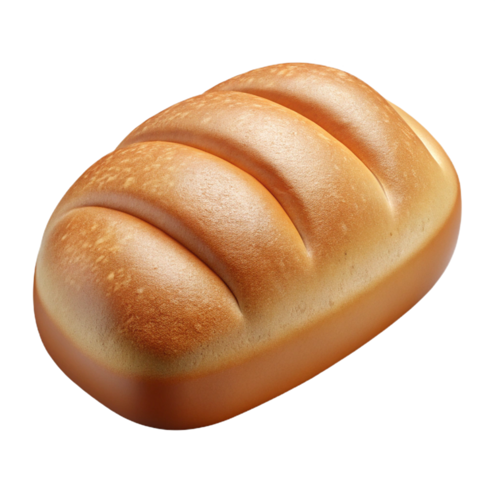 vibrant modern Freshly Baked Bread Loaf Isolated Rustic Style high resolution png