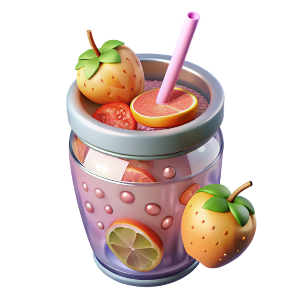 elegant creative Fruit Infused Water Refreshing Hydration Transparent authentic png
