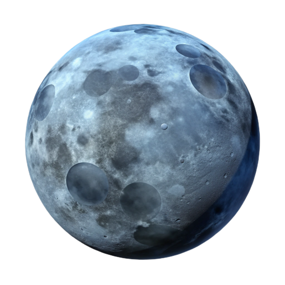 beautiful contemporary Full Moon in Night Sky Cutout original png