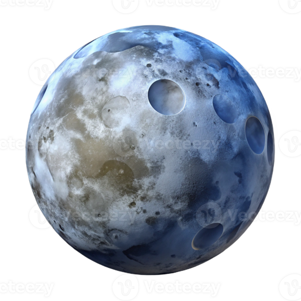 extraordinary artistic Full Moon in Night Sky Cutout authentic png