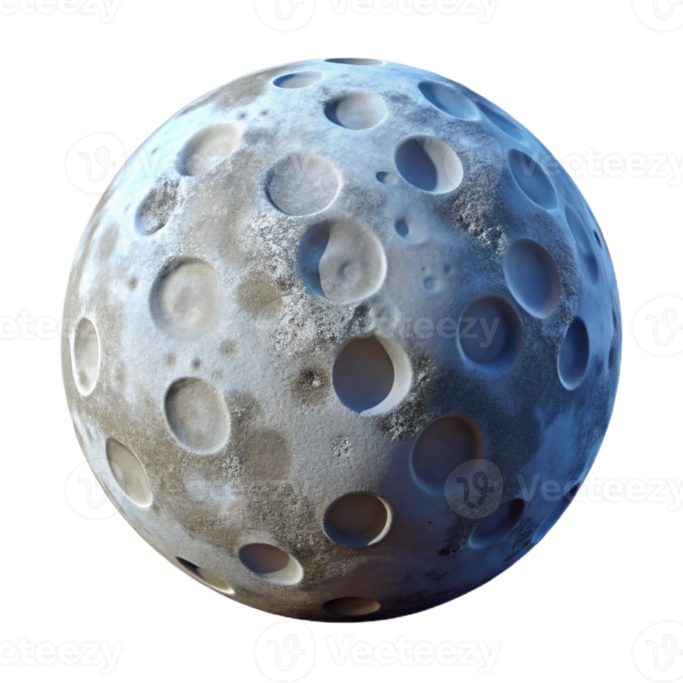 impressive vintage Full Moon Isolated with Craters high resolution png