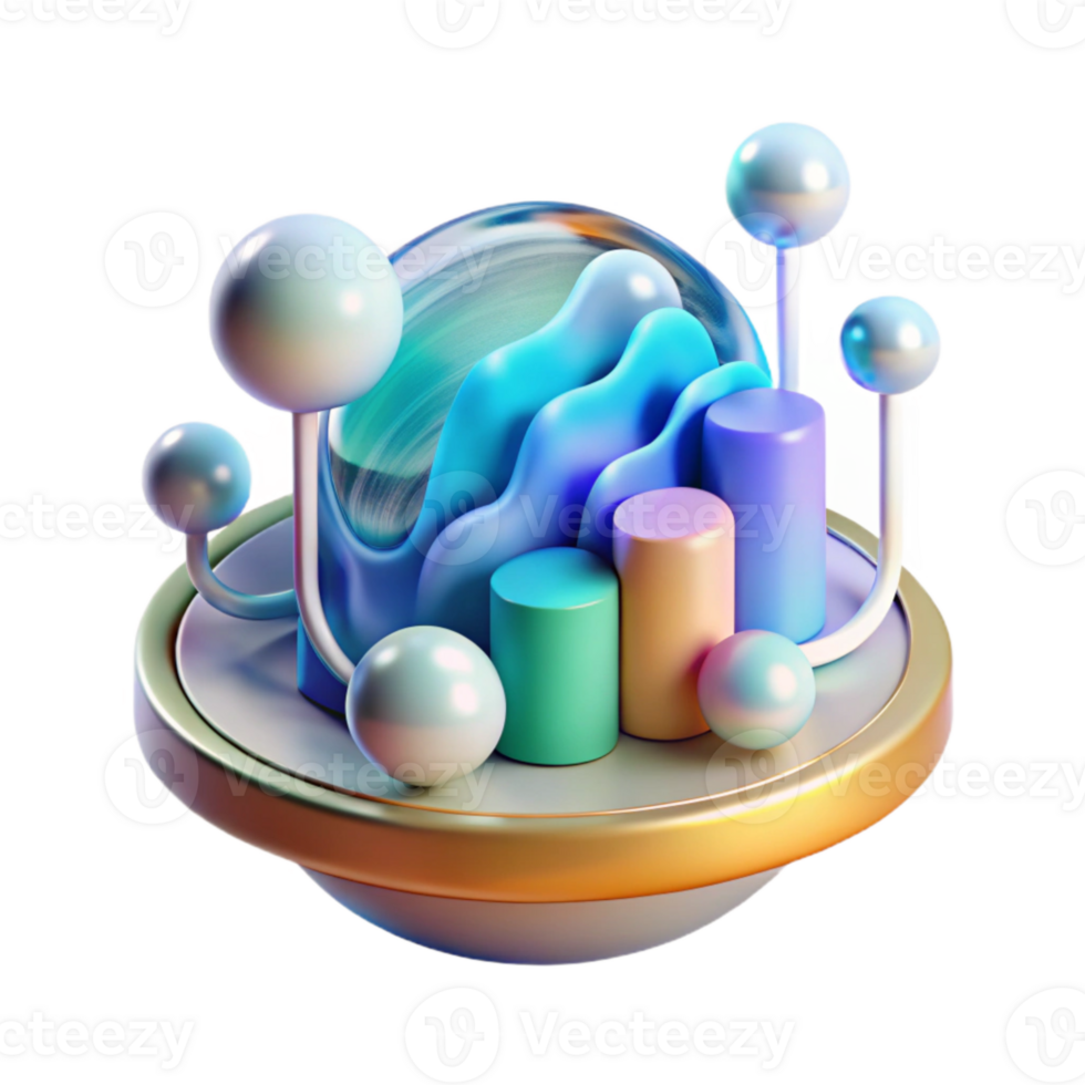 stunning classic Futuristic Data Stream Visualization Transparent Background genuine png