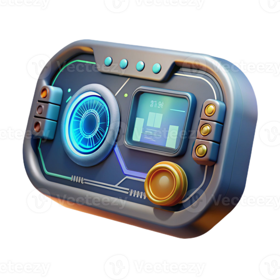 magnificent traditional Futuristic Hud Element with Data Display Cutout high resolution png