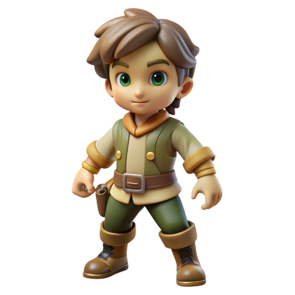 impressive classic Game Character Sprite Idle Pose Isolated high resolution png