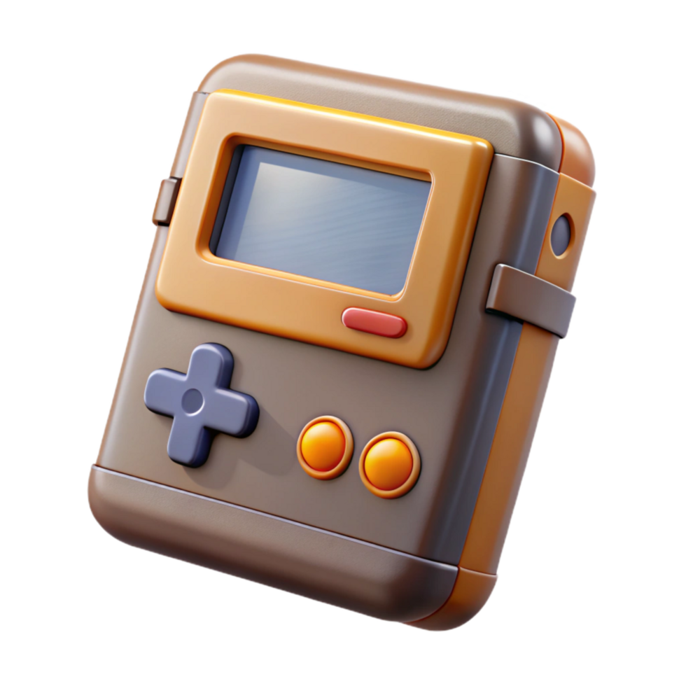 beautiful contemporary Game Cartridge Front View Isolated Element detailed png