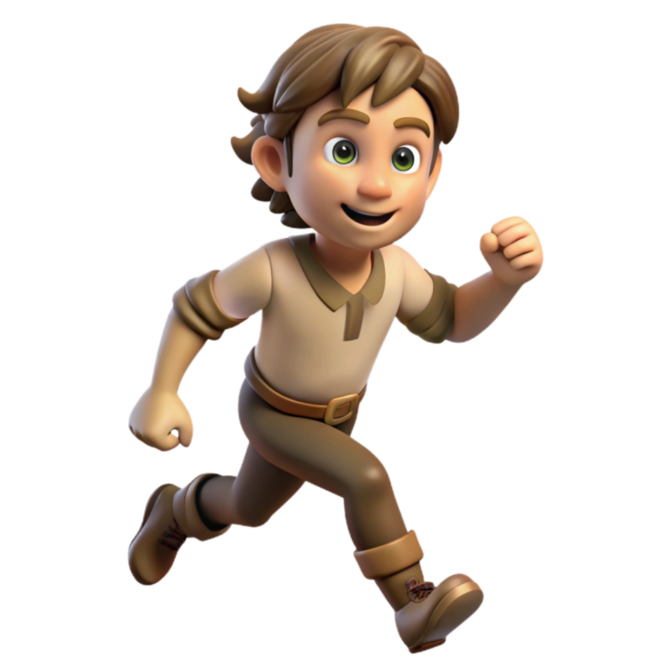 magnificent traditional Game Character Sprite Running Pose Transparent Background original png