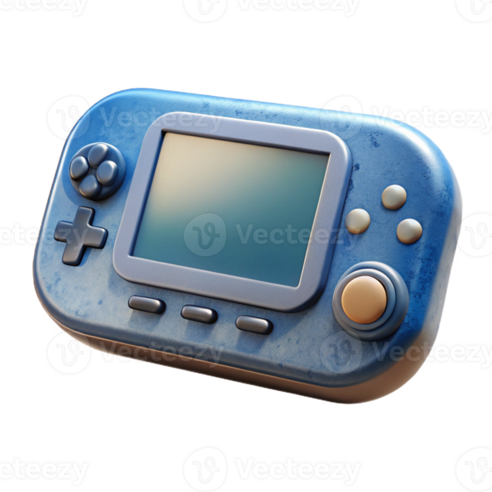 stunning rustic Game Console Front View Isolated Element authentic png