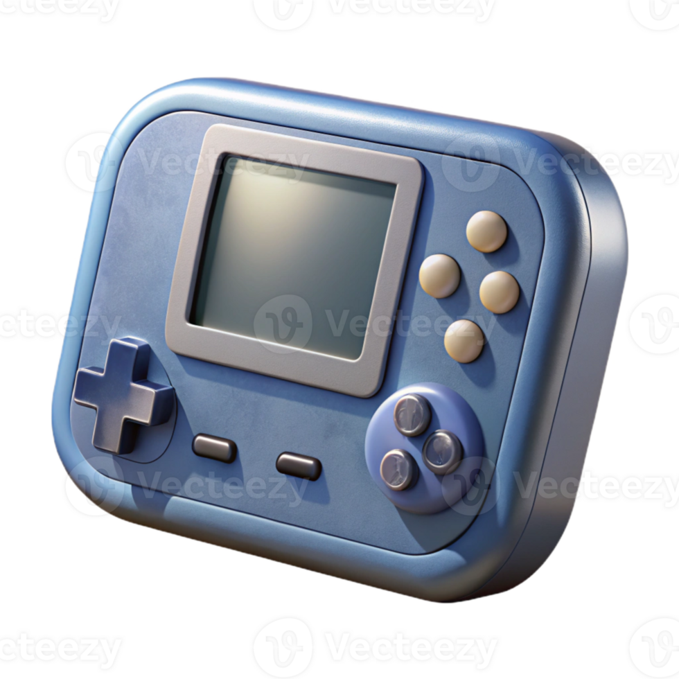 impressive rustic Game Console Front View Isolated Element professional png