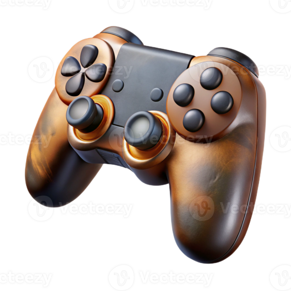 elegant abstract Game Controller Analog Sticks Dual Control Cutout premium png