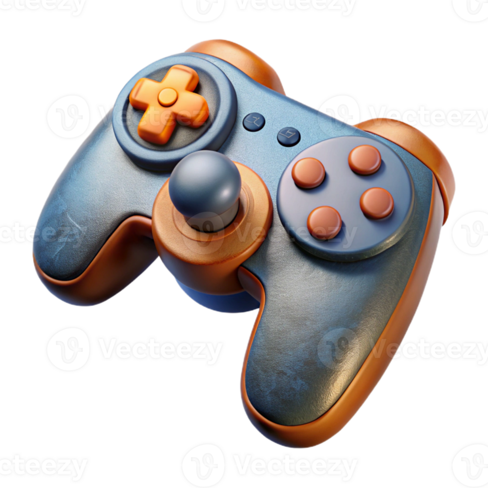 extraordinary modern Game Controller Analog Sticks Dual Control Cutout high quality png
